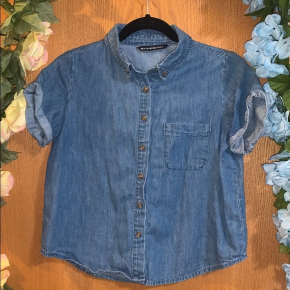 Brandy Melville Tops - Brandy Melville denim shirt